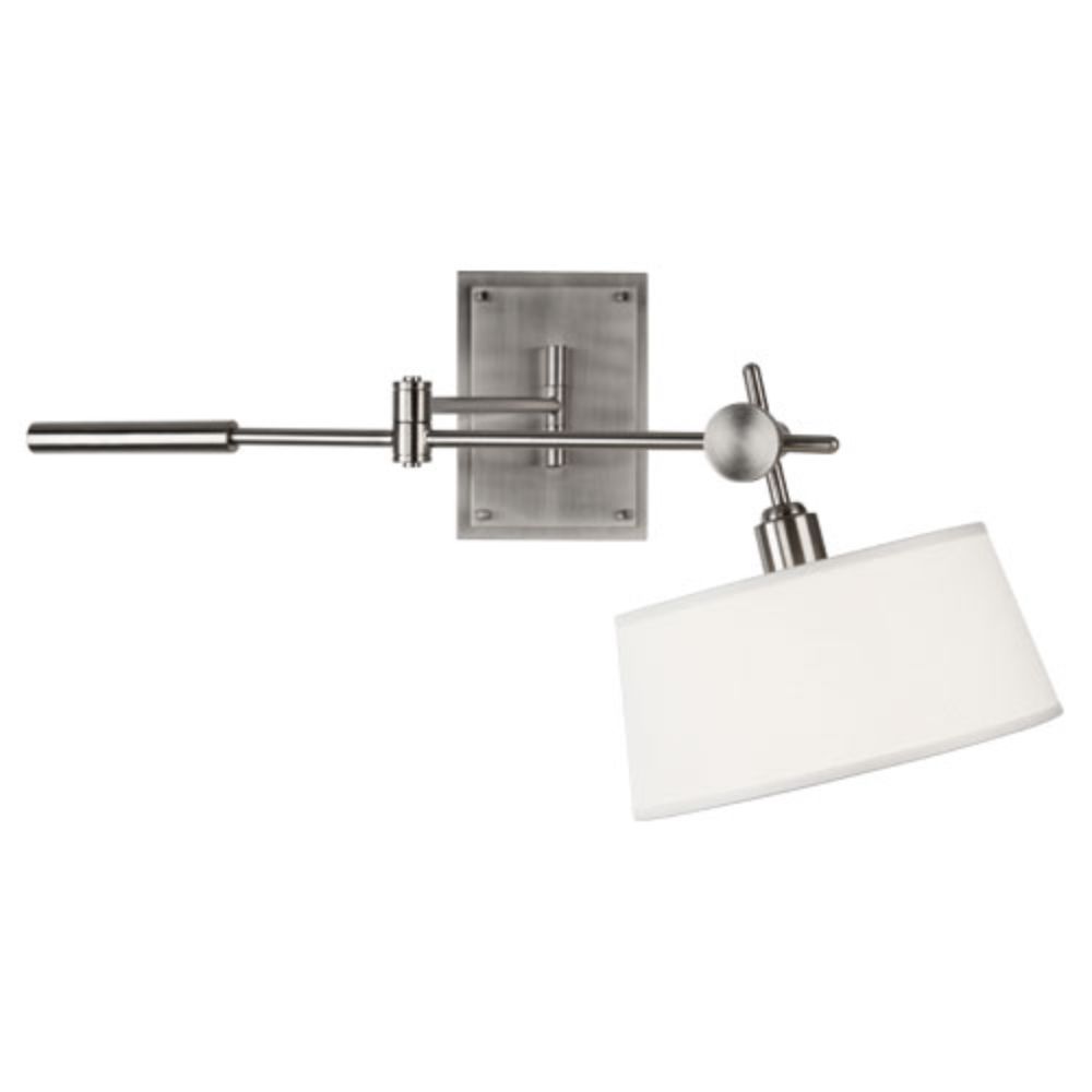 Robert Abbey B2098 Rico Espinet Miles Wall Swinger with Brushed Nickel Finish