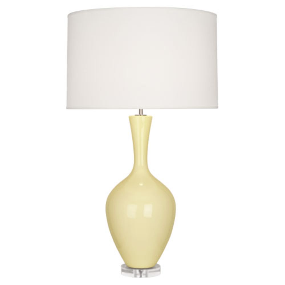 Robert Abbey BT980 Butter Audrey Table Lamp with Butter Glazed Ceramic