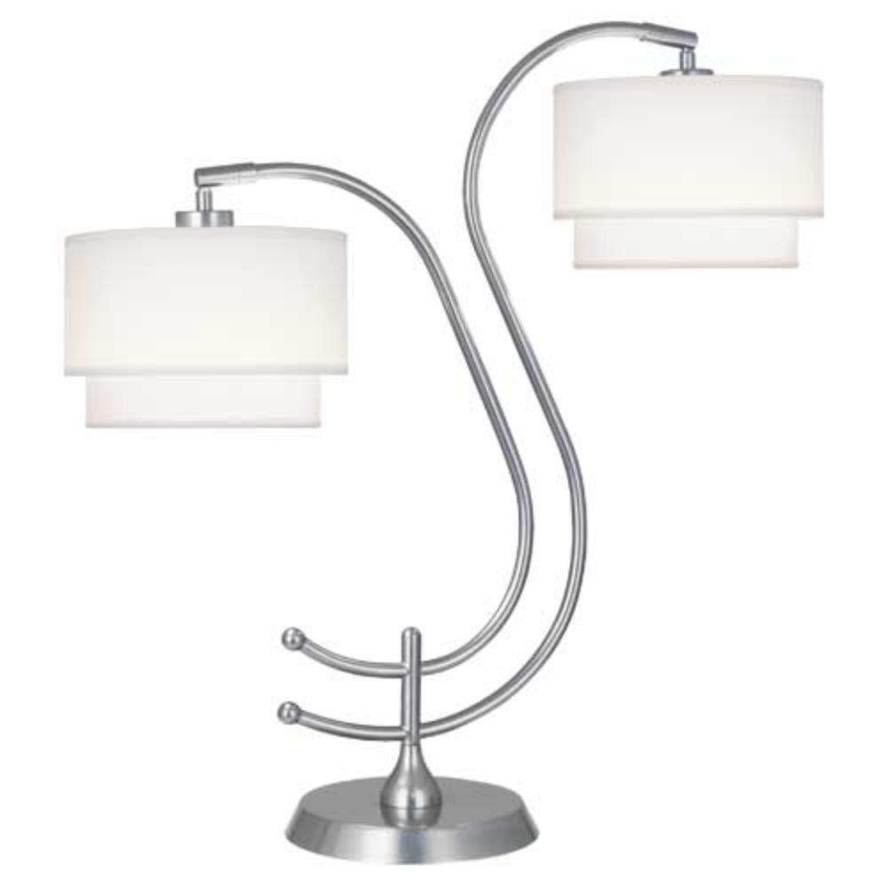 Robert Abbey C587 Charlee Table Lamp with Chrome Powder Coat
