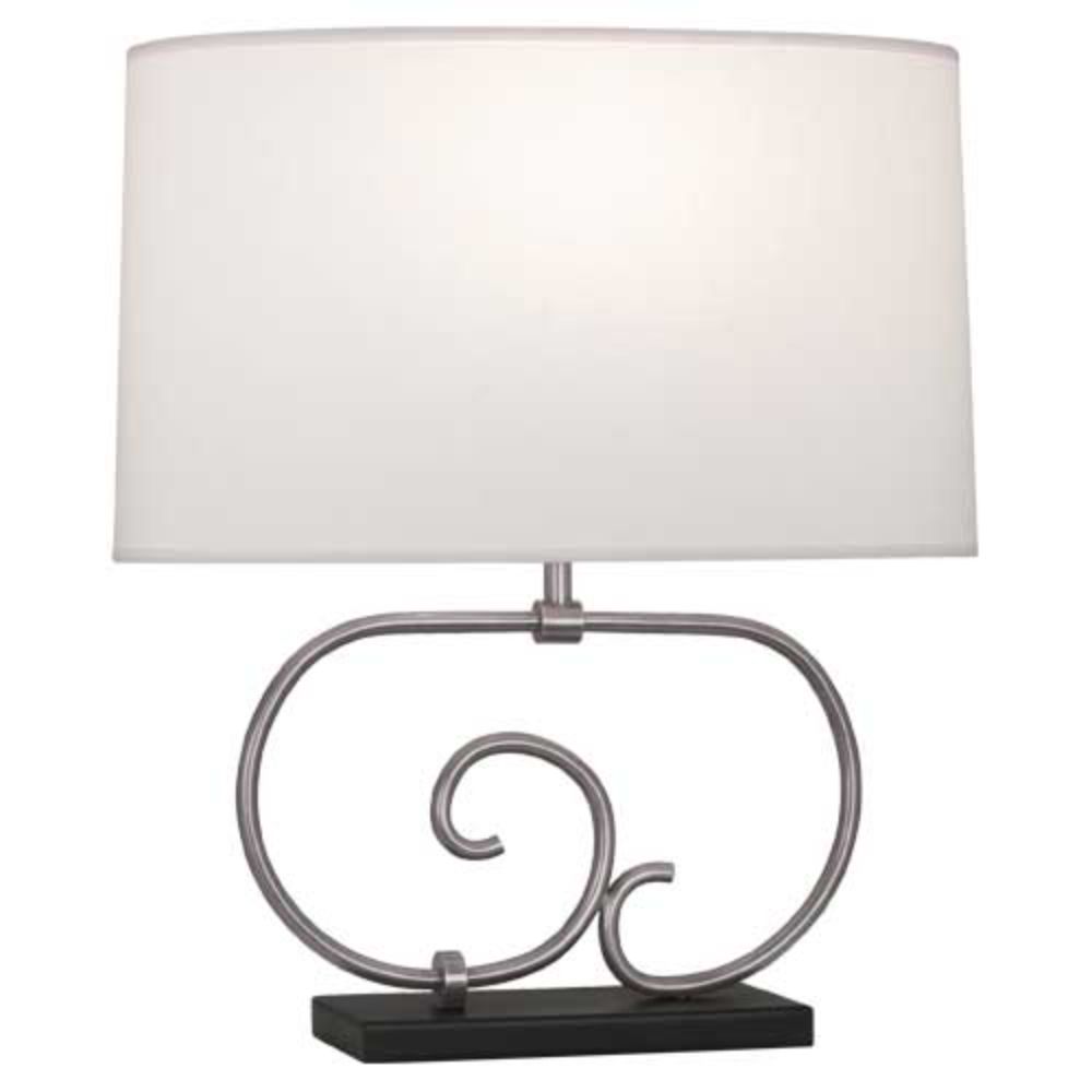 Robert Abbey D586 Chloe Table Lamp with Dark Antique Nickel Finish W/ Matte Black Accents