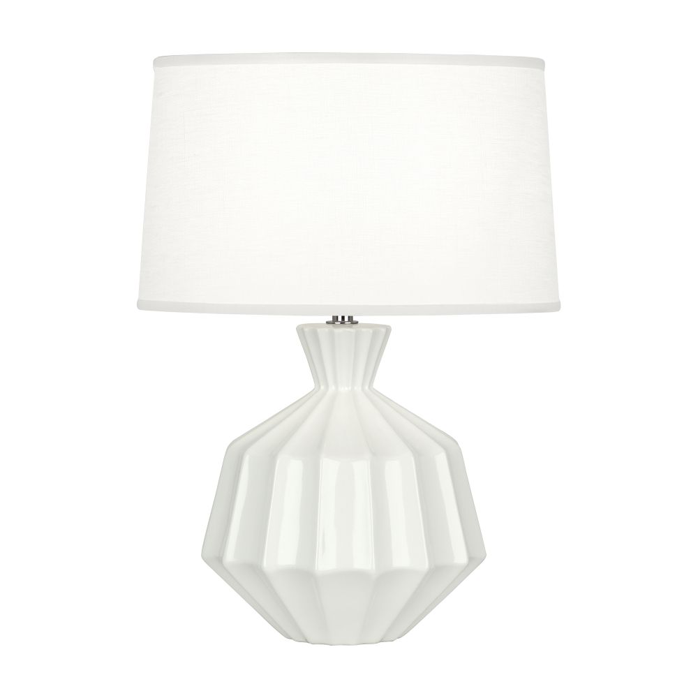 Robert Abbey LY989 Lily Orion Accent Lamp with Lily Glazed Ceramic