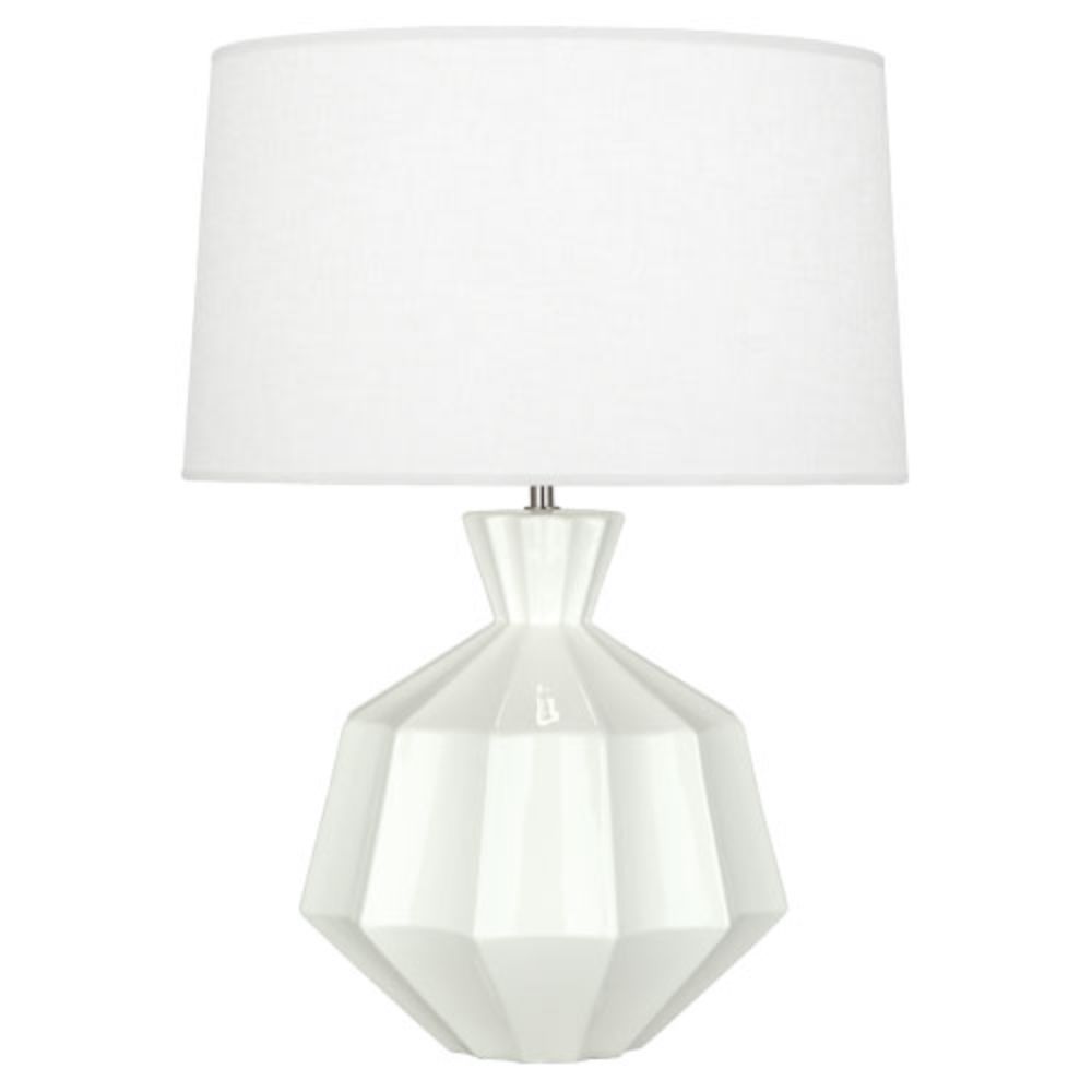 Robert Abbey LY999 Lily Orion Table Lamp with Lily Glazed Ceramic