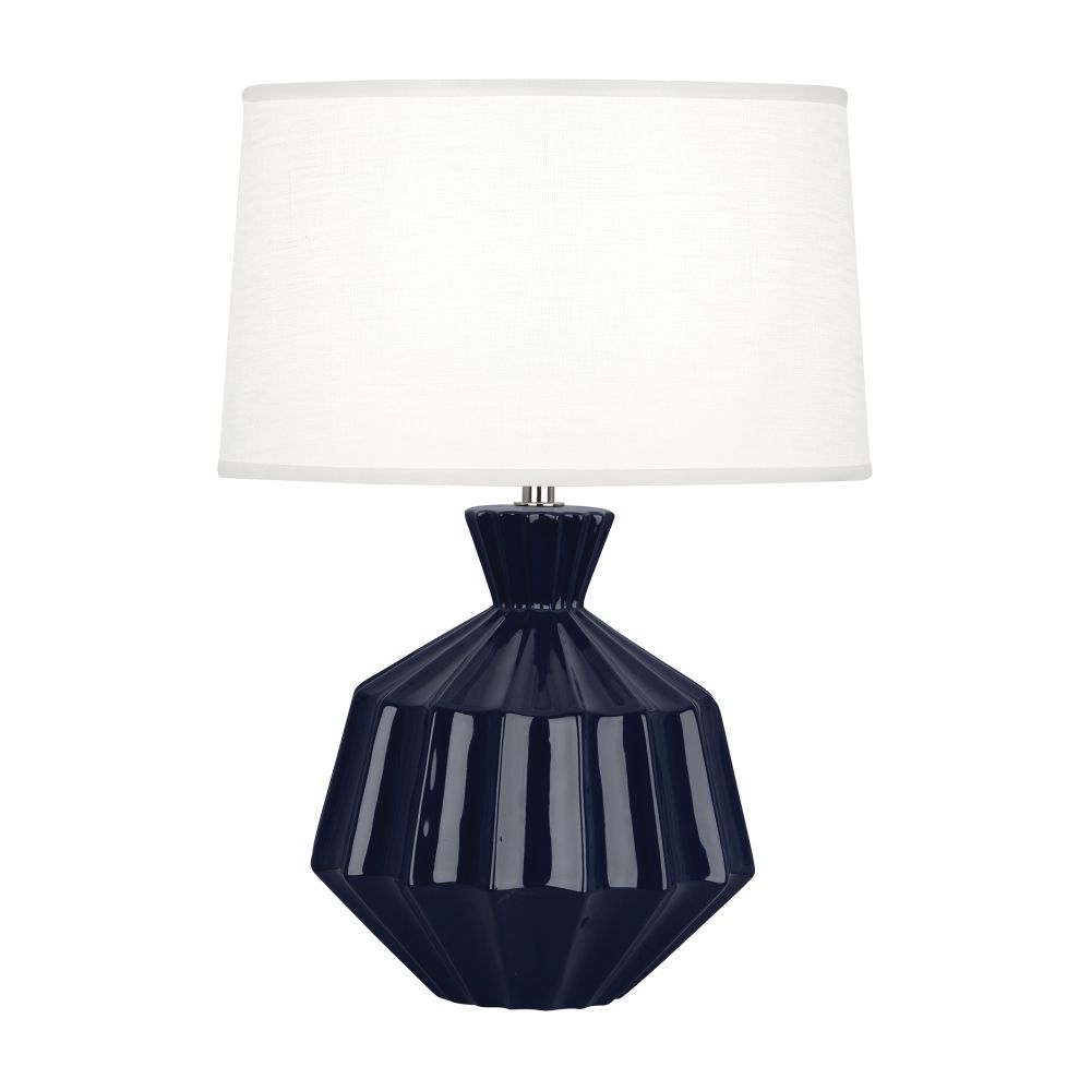 Robert Abbey MB989 Midnight Orion Accent Lamp with Midnight Blue Glazed Ceramic