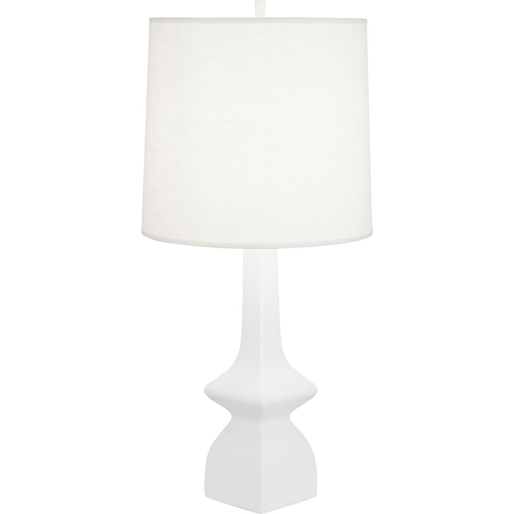 Robert Abbey MLY10 Matte Lily Jasmine Table Lamp with Matte Lily Glazed Ceramic