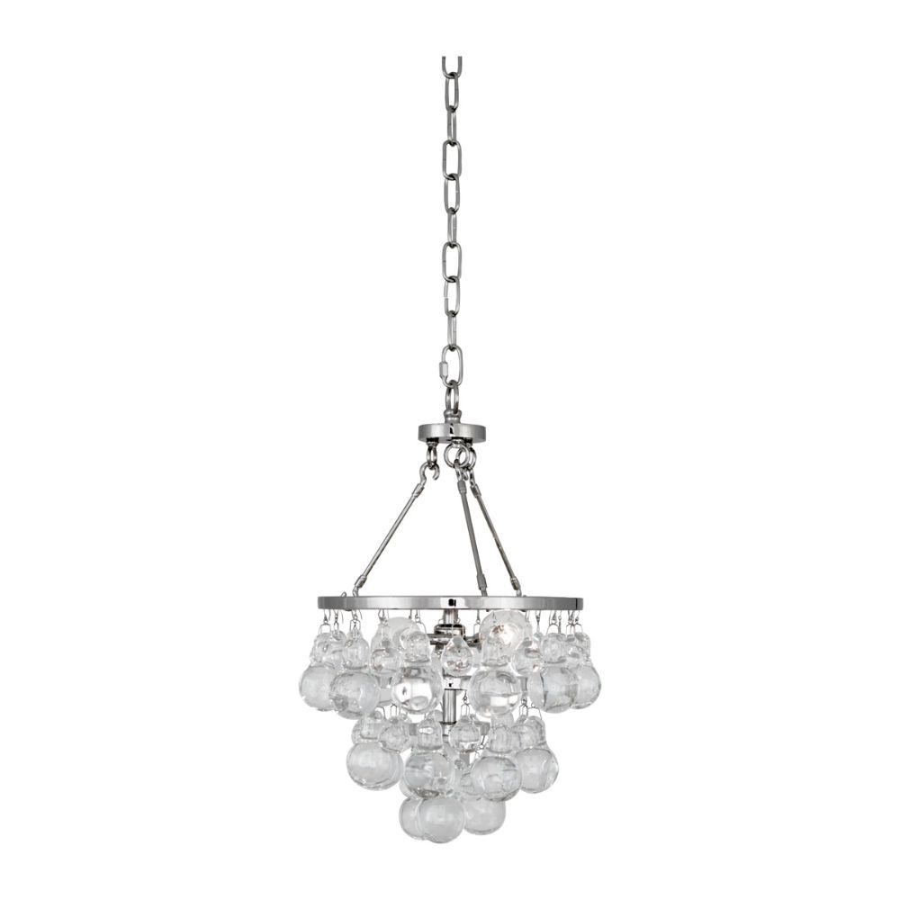 Robert Abbey S1006 Bling Pendant with Polished Nickel Finish
