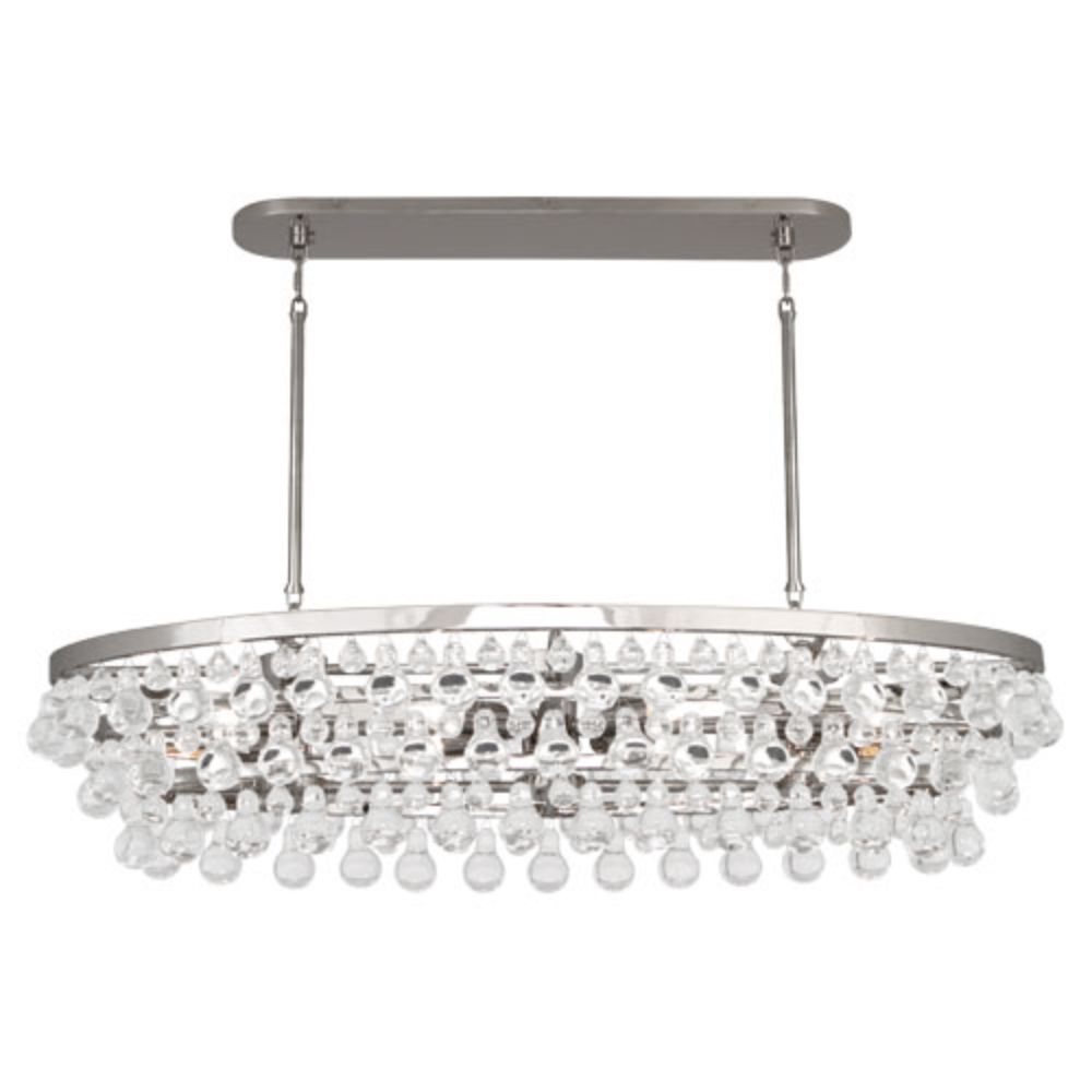 Robert Abbey S1007 Bling Chandelier with Polished Nickel Finish