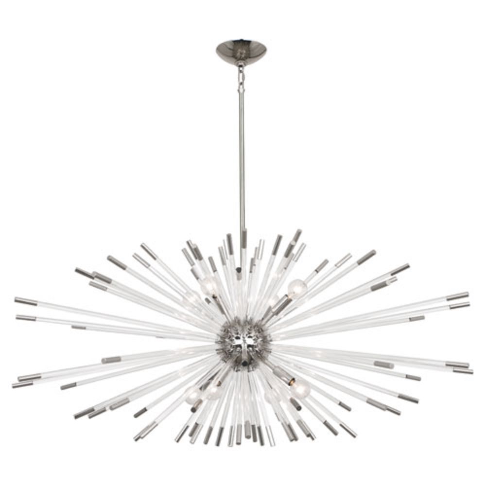Robert Abbey S1200 Andromeda Chandelier with Polished Nickel Finish