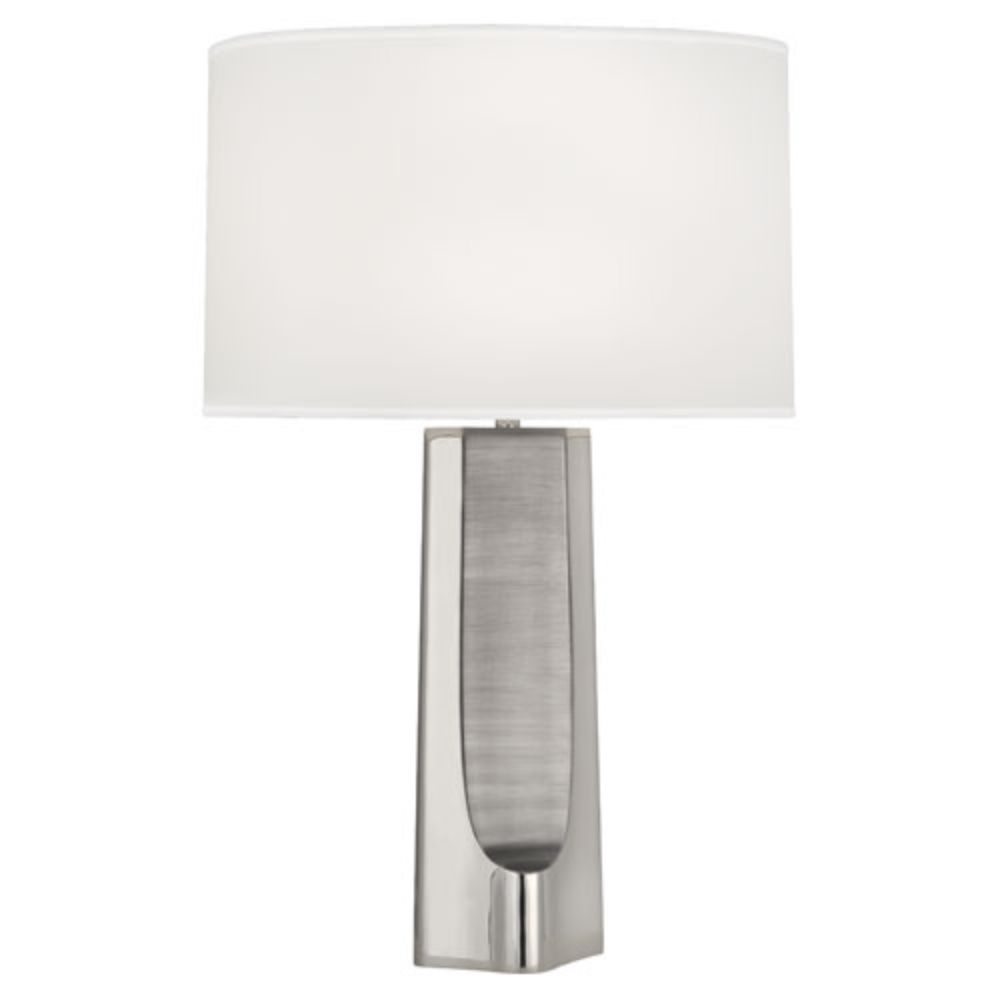 Robert Abbey S174 Margeaux Table Lamp with Polished Nickel Finish With Matte Nickel Accents