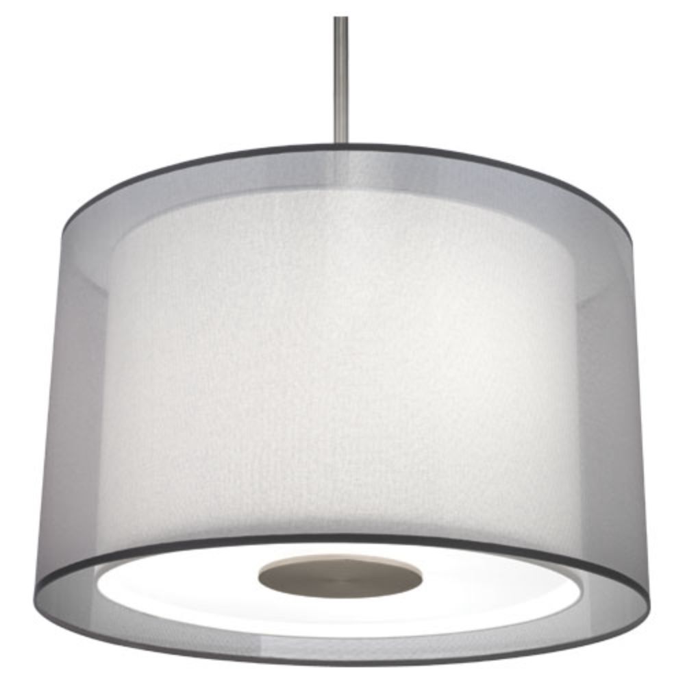 Robert Abbey S2193 Saturnia Pendant with Stainless Steel Finish