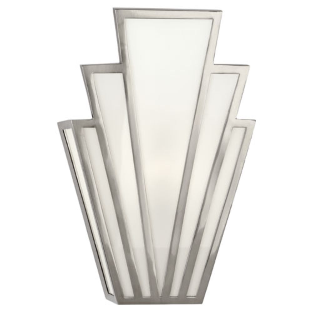 Robert Abbey S228 Empire Wall Sconce with Antique Silver Finish