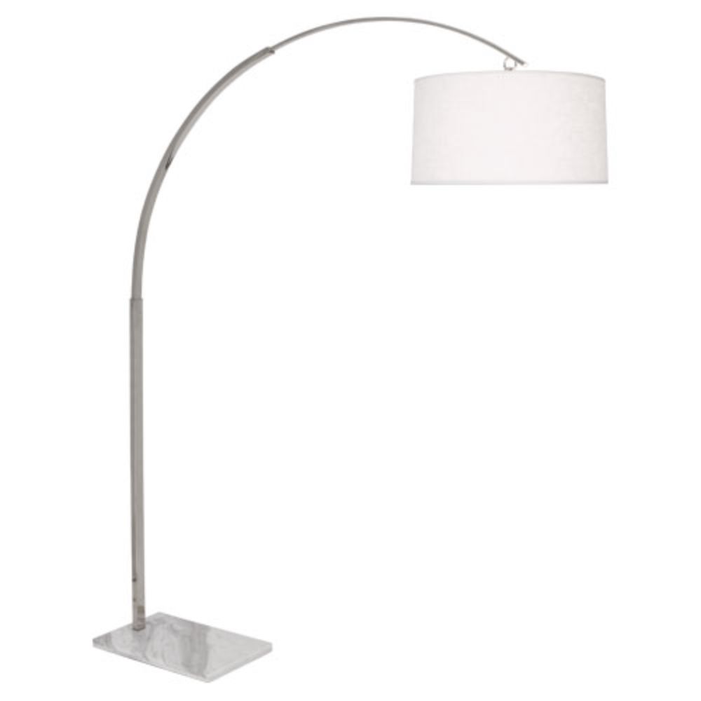 Robert Abbey S2286 Archer Floor Lamp with Polished Nickel Finish