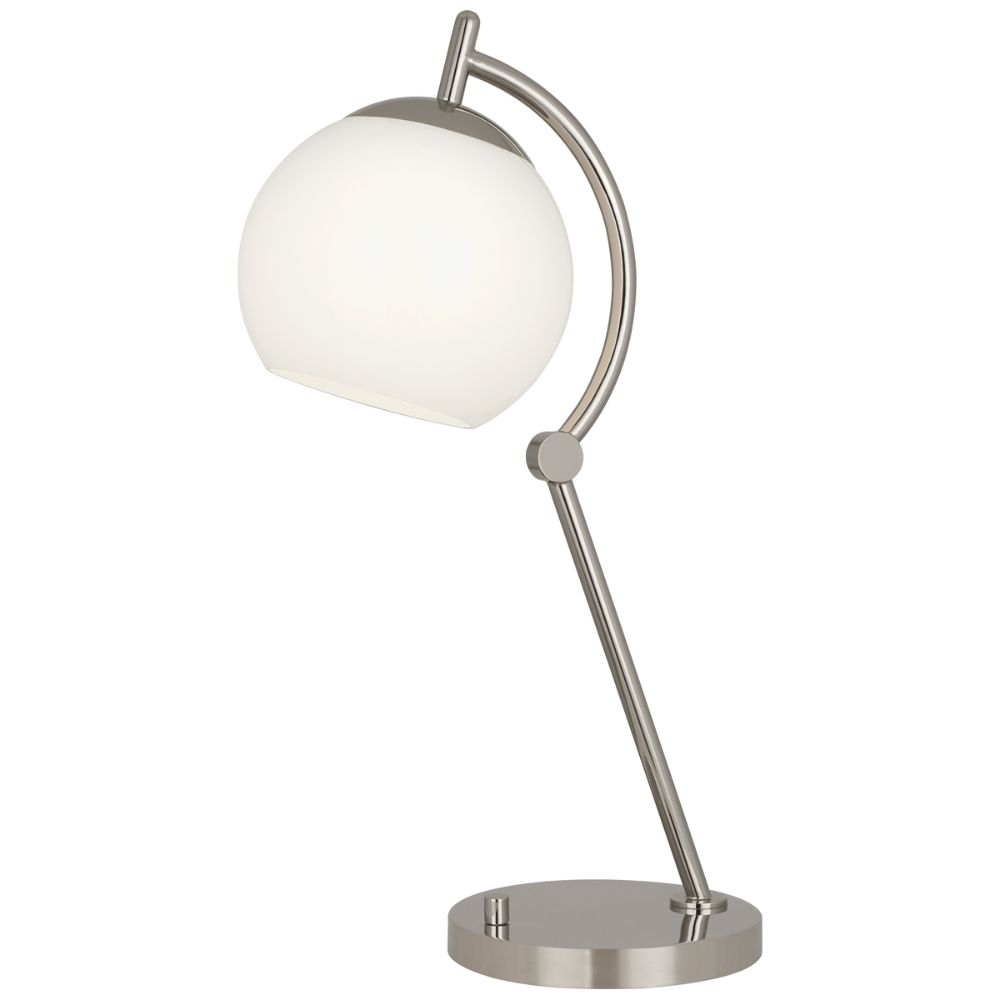 Robert Abbey S232 Nova Table Lamp with Polished Nickel Finish