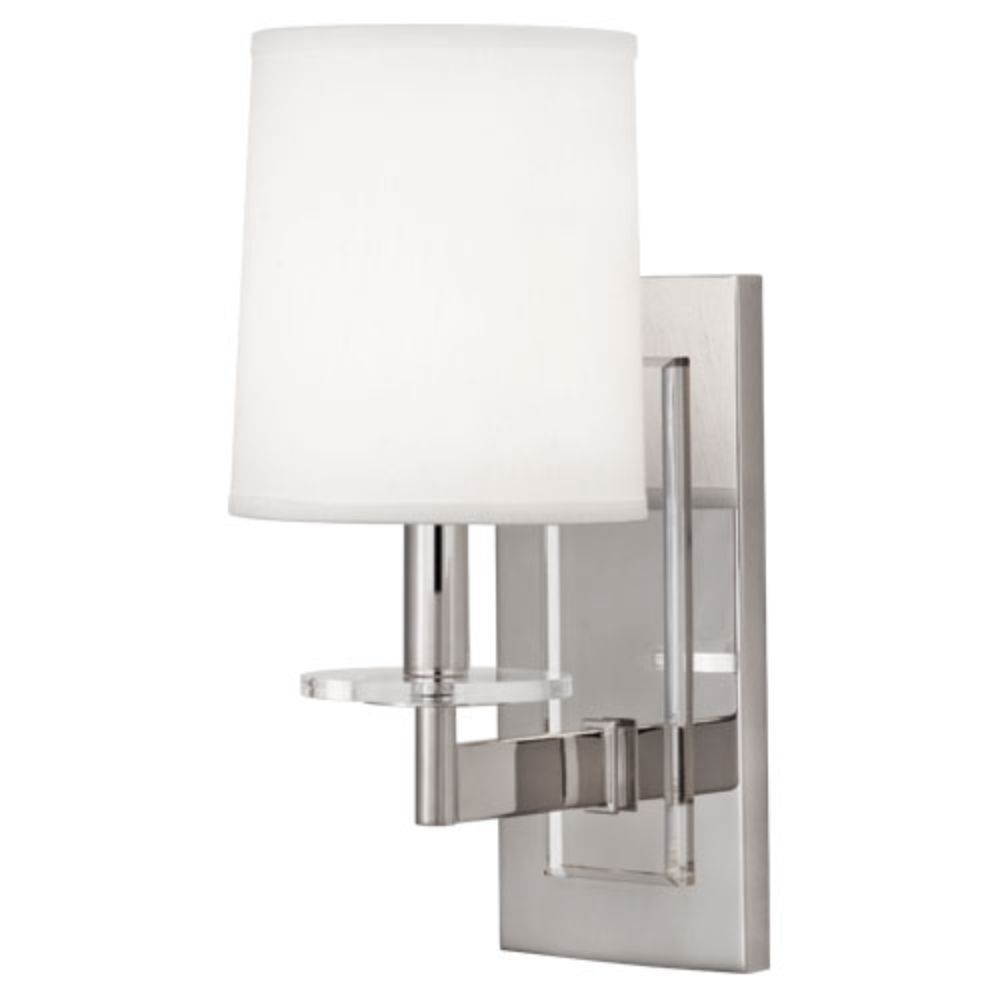 Robert Abbey S3381 Alice Wall Sconce with Polished Nickel Finish With Lucite Accents