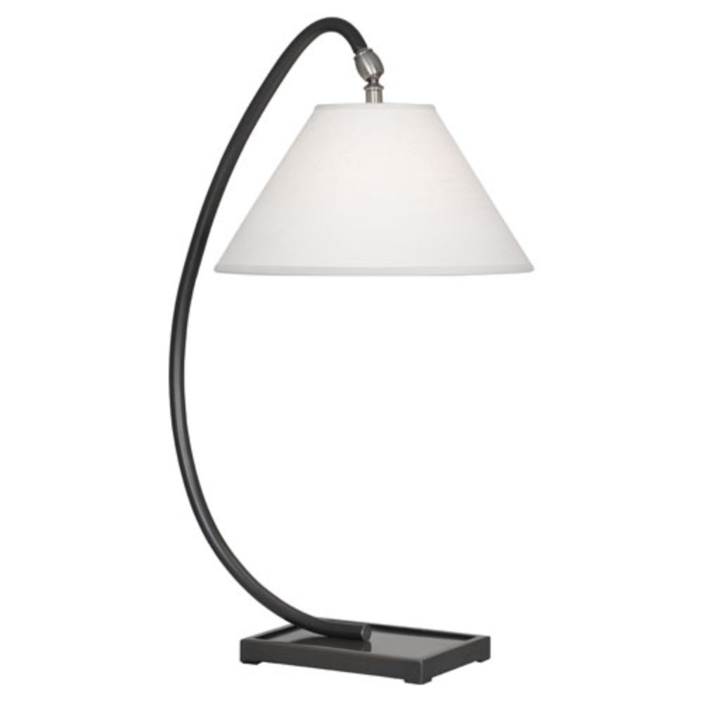 Robert Abbey S3608 Curtis Table Lamp with Deep Patina Bronze Finish With Dark Antique Nickel Accents