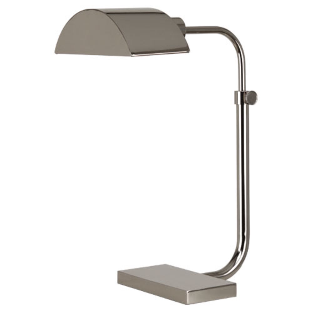 Robert Abbey S460 Koleman Table Lamp with Polished Nickel