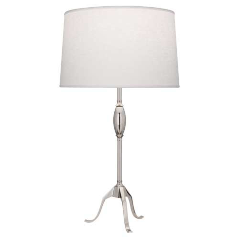 Robert Abbey S465 Grace Table Lamp with Polished Nickel Finish