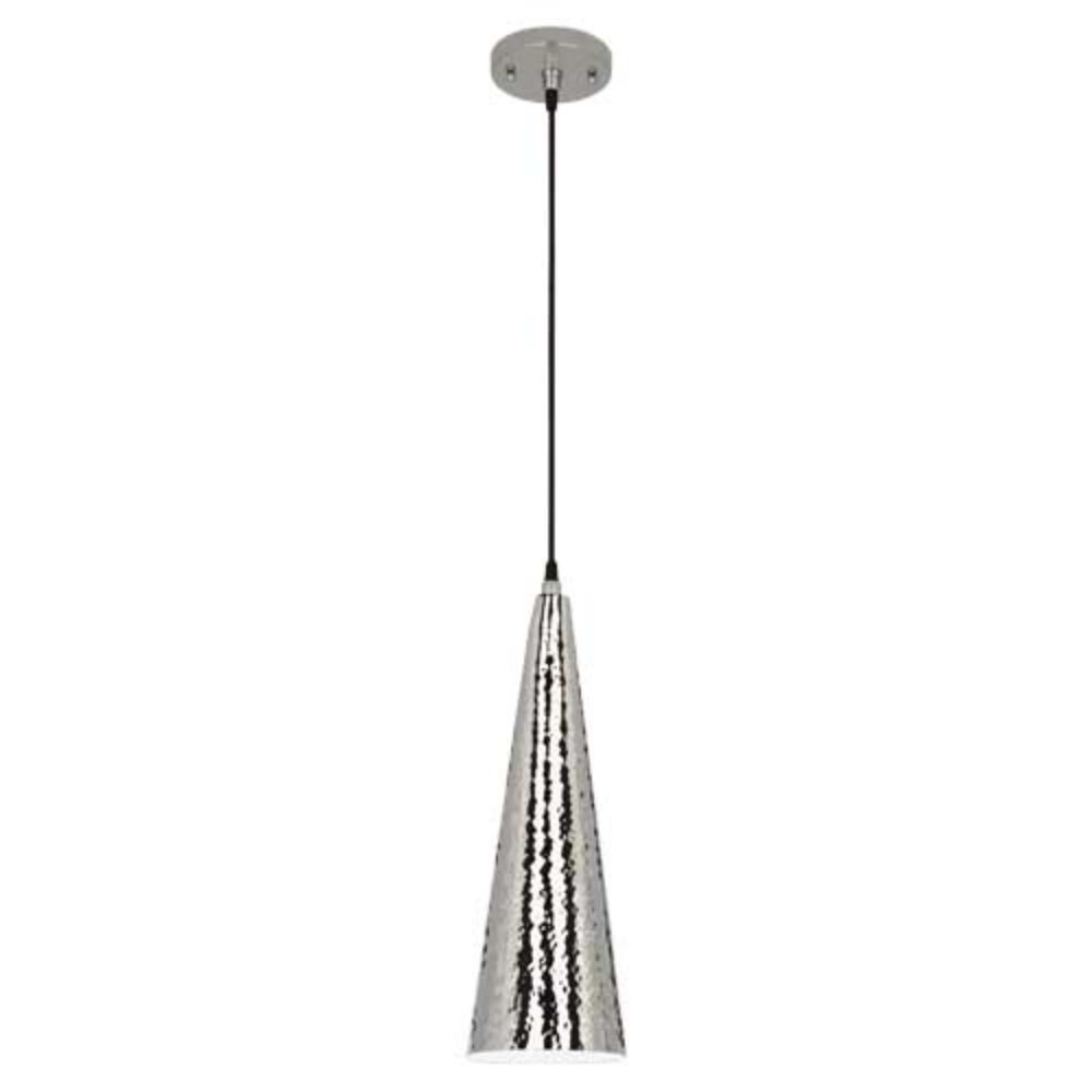 Robert Abbey S9873 Dal Pendant with Polished Nickel Finish