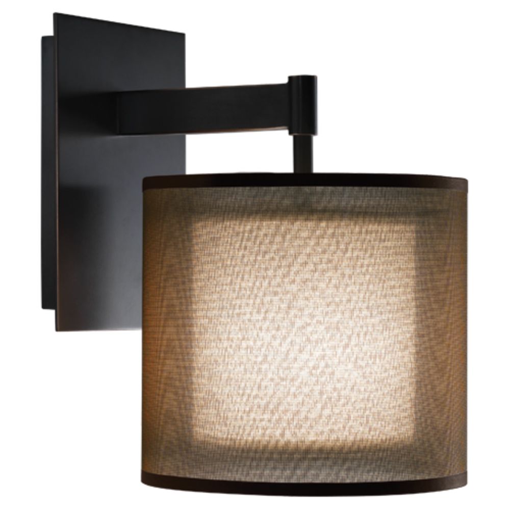 Robert Abbey Z2182 Saturnia Wall Sconce with Deep Patina Bronze