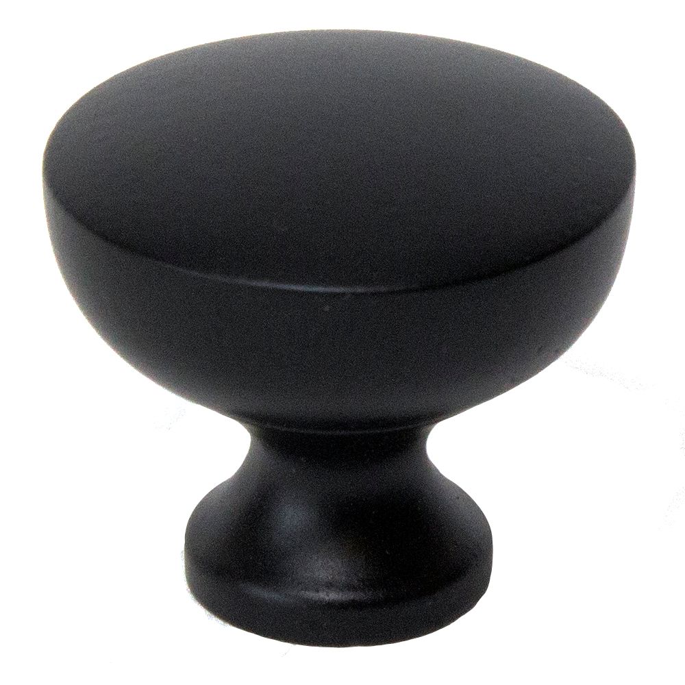 Rusticware 903BLK 1-1/8" Round Knob in Black