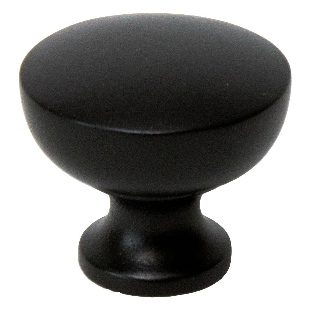 Rusticware 904BLK 1-3/8" Round Knob in Black