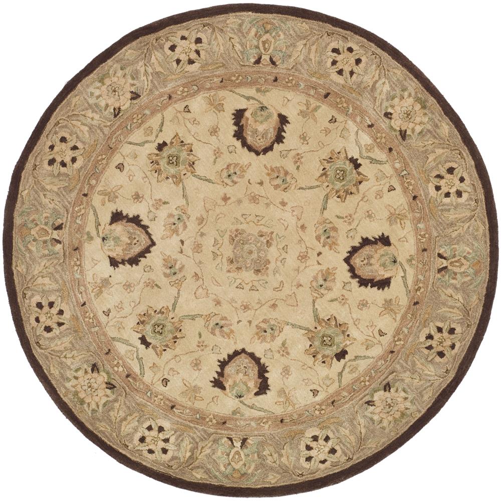 Safavieh AN512D-8R Anatolia Area Rug in Ivory / Brown