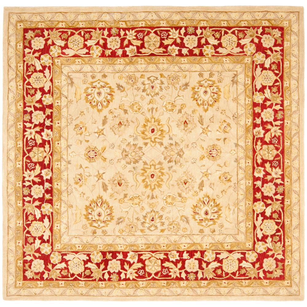 Safavieh AN522C-8SQ Anatolia Area Rug in IVORY / RED