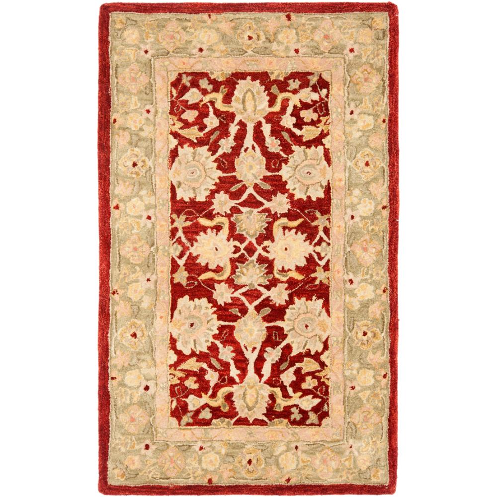 Safavieh AN522D-3 Anatolia Area Rug in RED / MOSS