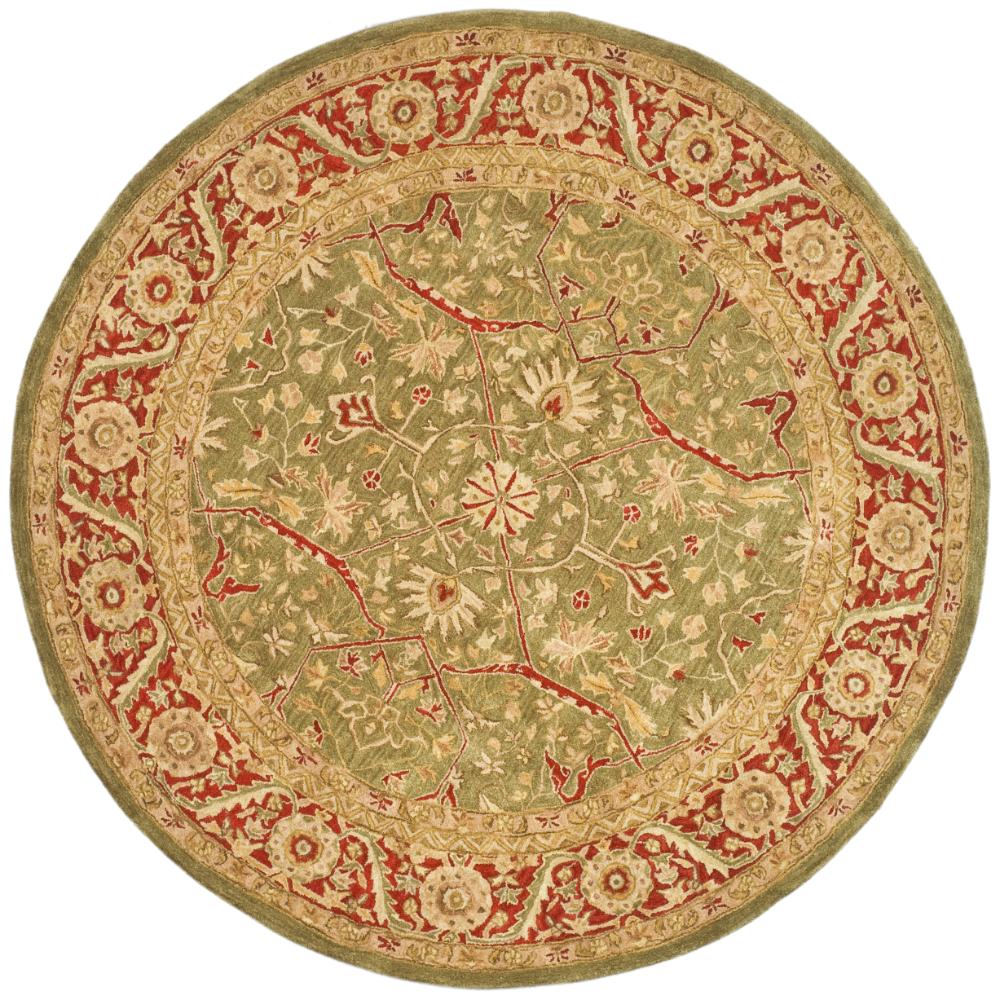 Safavieh AN523A-8R Anatolia Area Rug in GREEN / RED