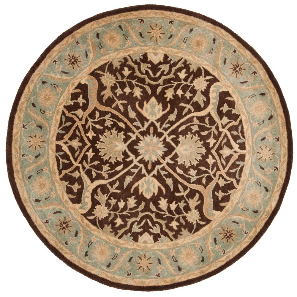 Safavieh AT14F-6R Antiquities Area Rug in BROWN / GREEN