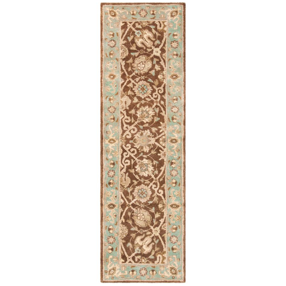 Safavieh AT21G-210 Antiquities Area Rug in BROWN / GREEN