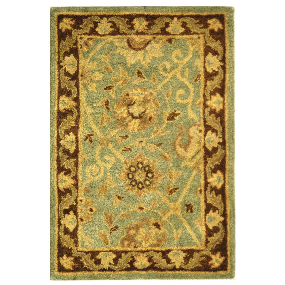 Safavieh AT21H-2 Antiquities Area Rug in GREEN / BROWN