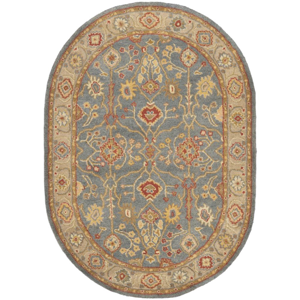 Safavieh AT314A-5OV Antiquities Area Rug in BLUE / IVORY
