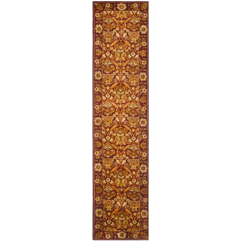 Safavieh AT51A-28 Antiquities Area Rug in WINE / GOLD