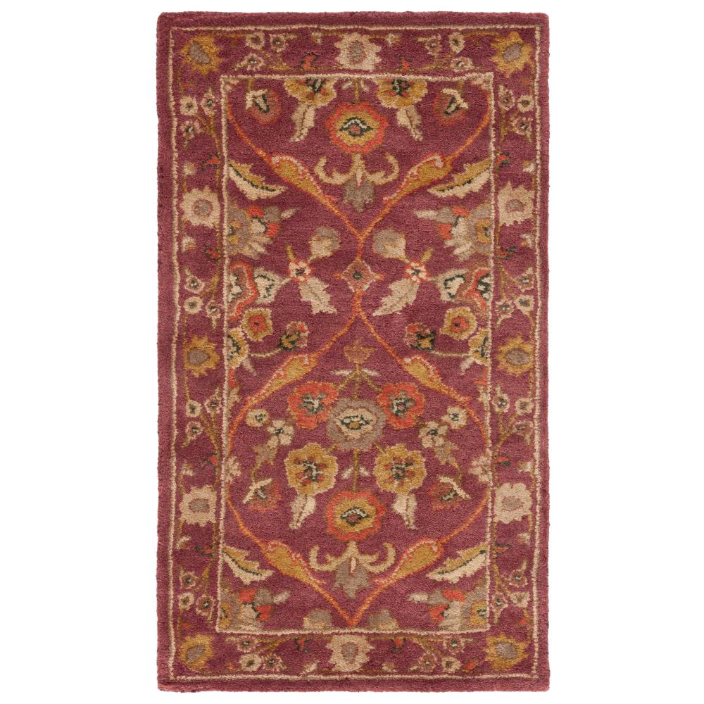 Safavieh AT51A-2 Antiquities Area Rug in WINE / GOLD