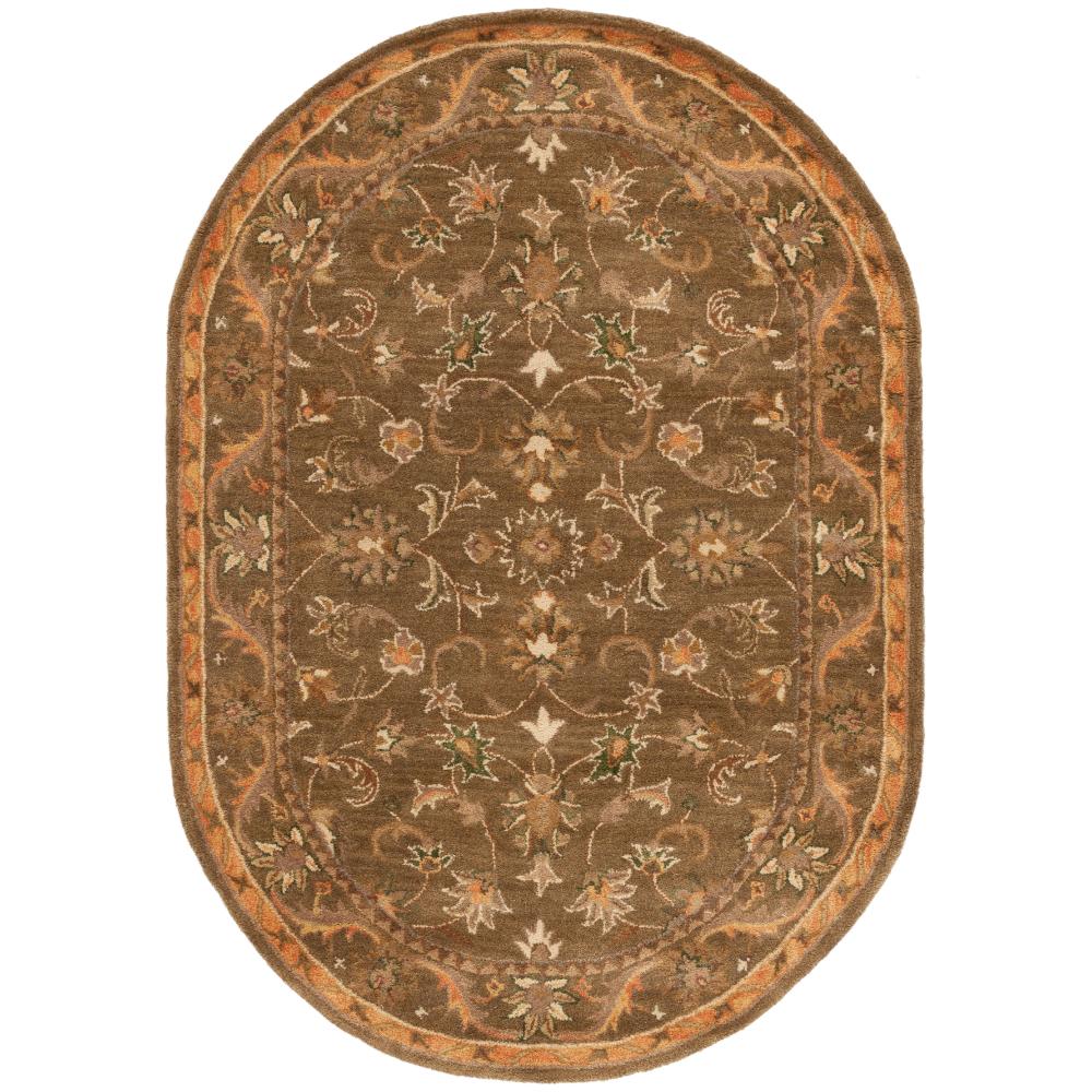 Safavieh AT52A-5OV Antiquities Area Rug in SAGE / GOLD