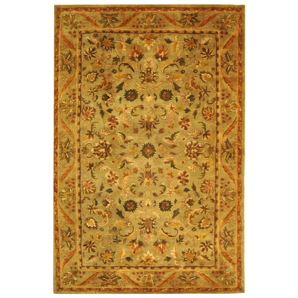 Safavieh AT52A-6 Antiquities Area Rug in SAGE / GOLD