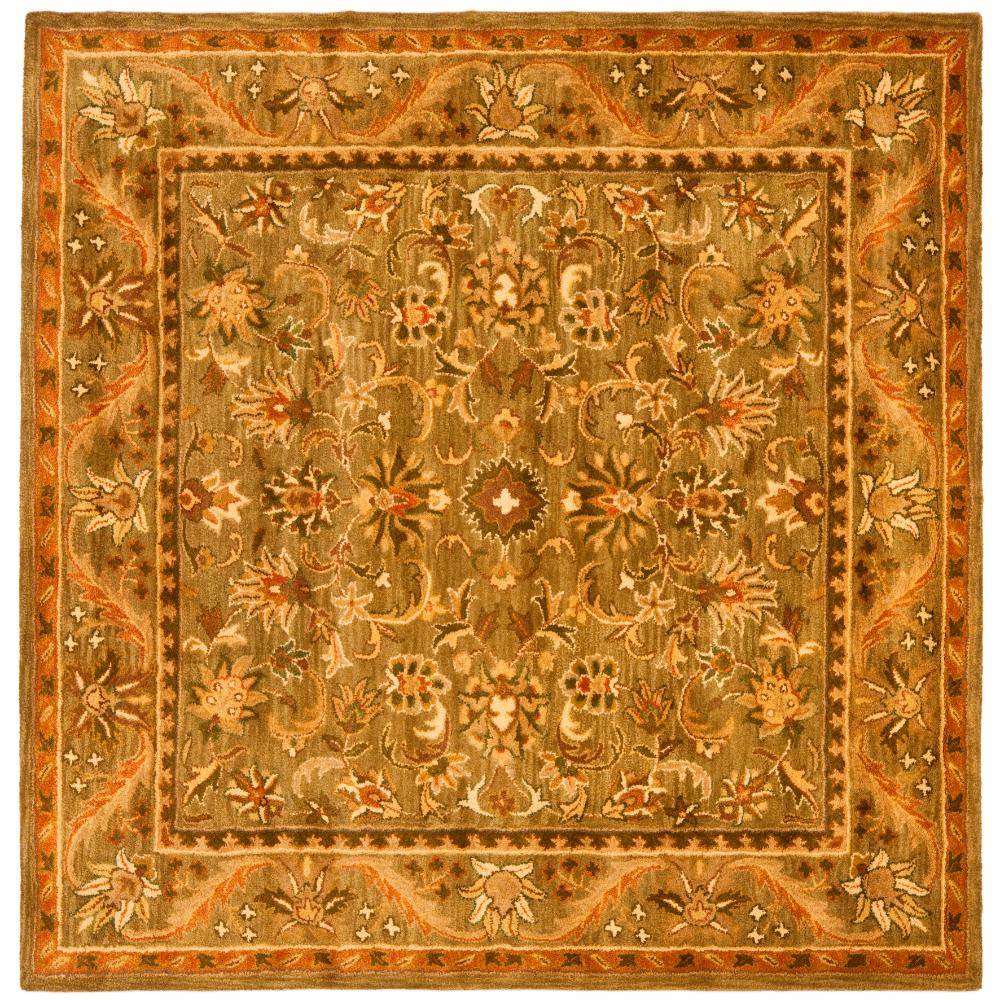 Safavieh AT52A-8SQ Antiquities Area Rug in OLIVE / GOLD