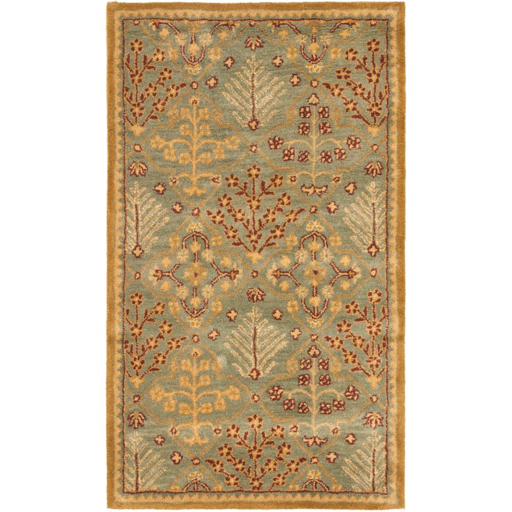 Safavieh AT613A-4 Antiquities Area Rug in LIGHT BLUE / GOLD