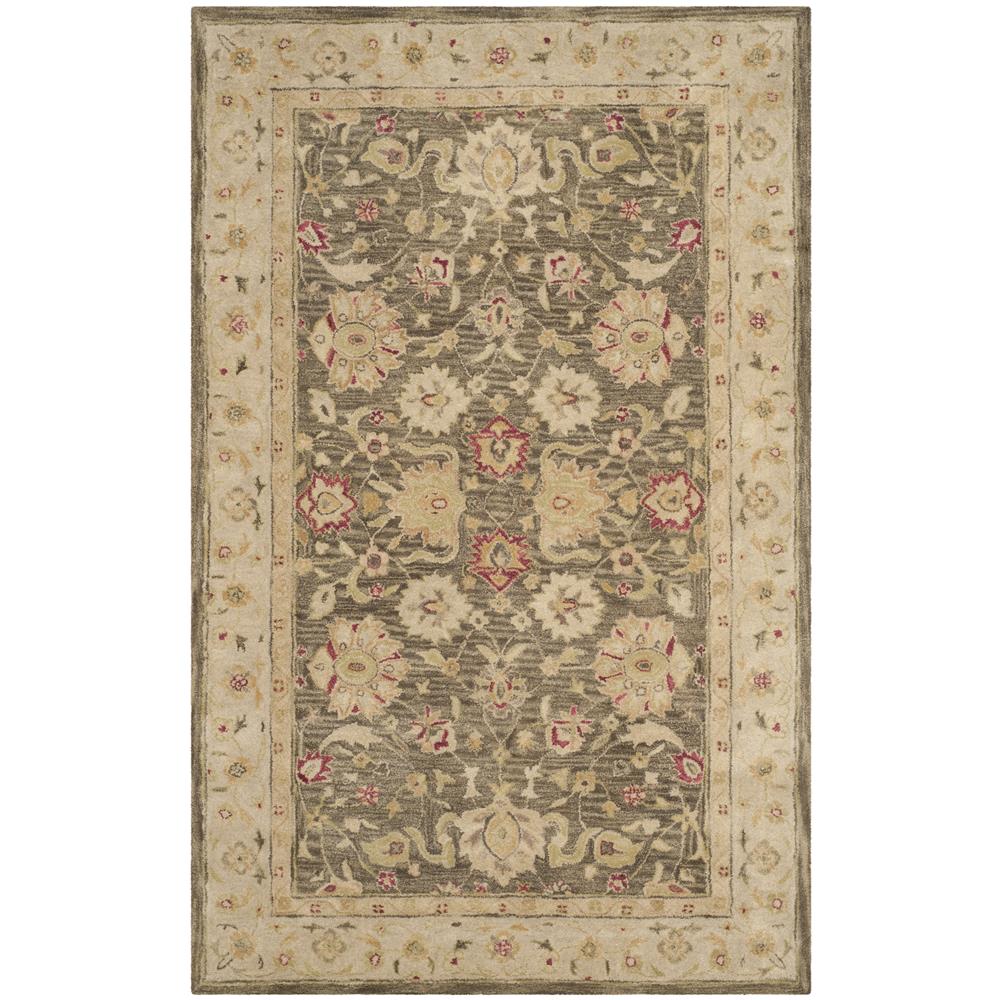 Safavieh AT853A Antiquity Area Rug in Olive Grey / Beige