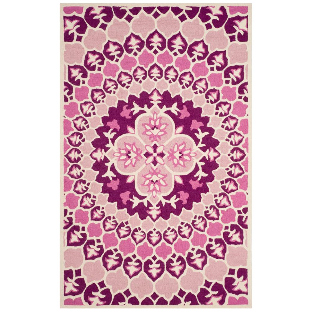 Safavieh BLG610A Bellagio Area Rug in Pink / Ivory