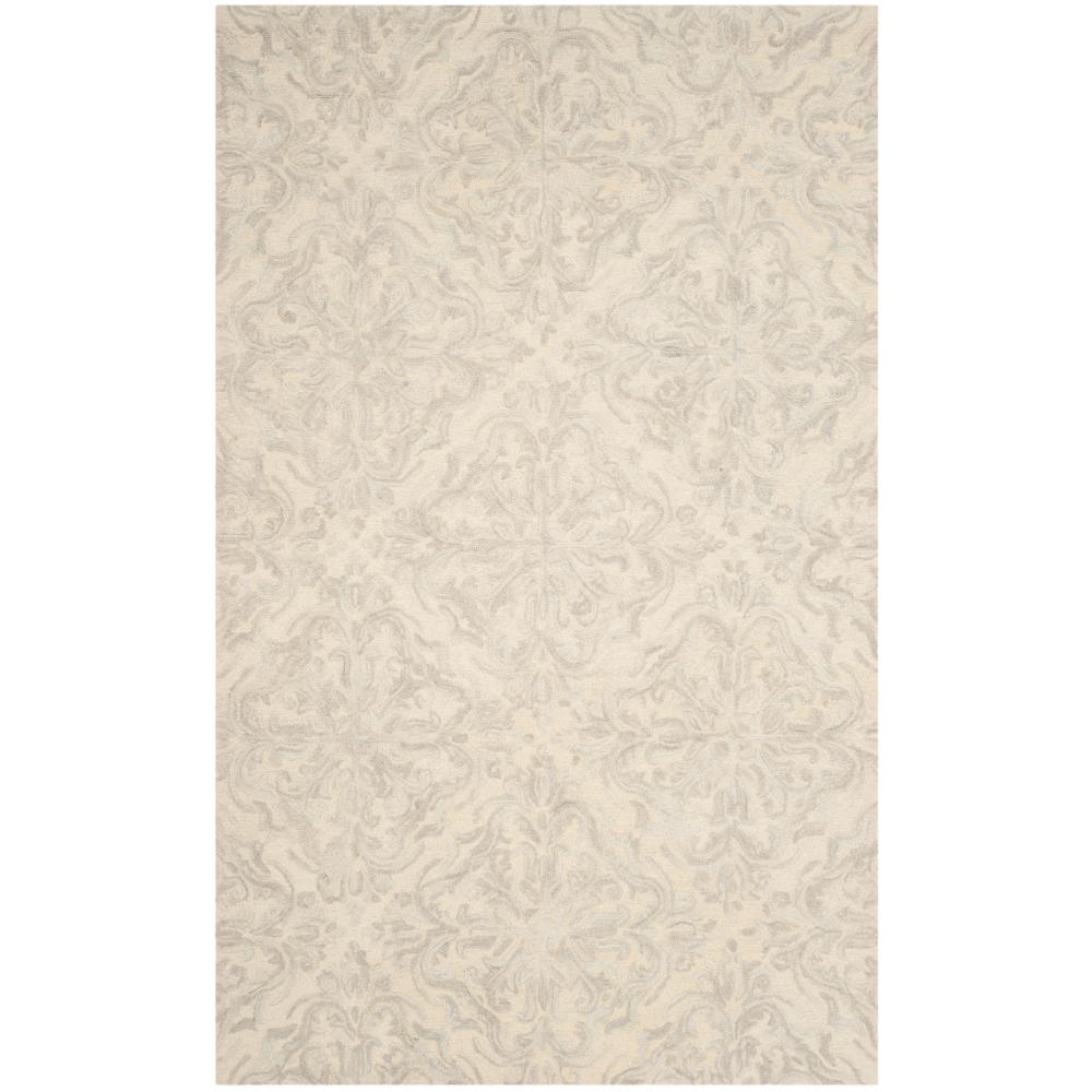Safavieh BLM103A Blossom Area Rug in Ivory / Grey