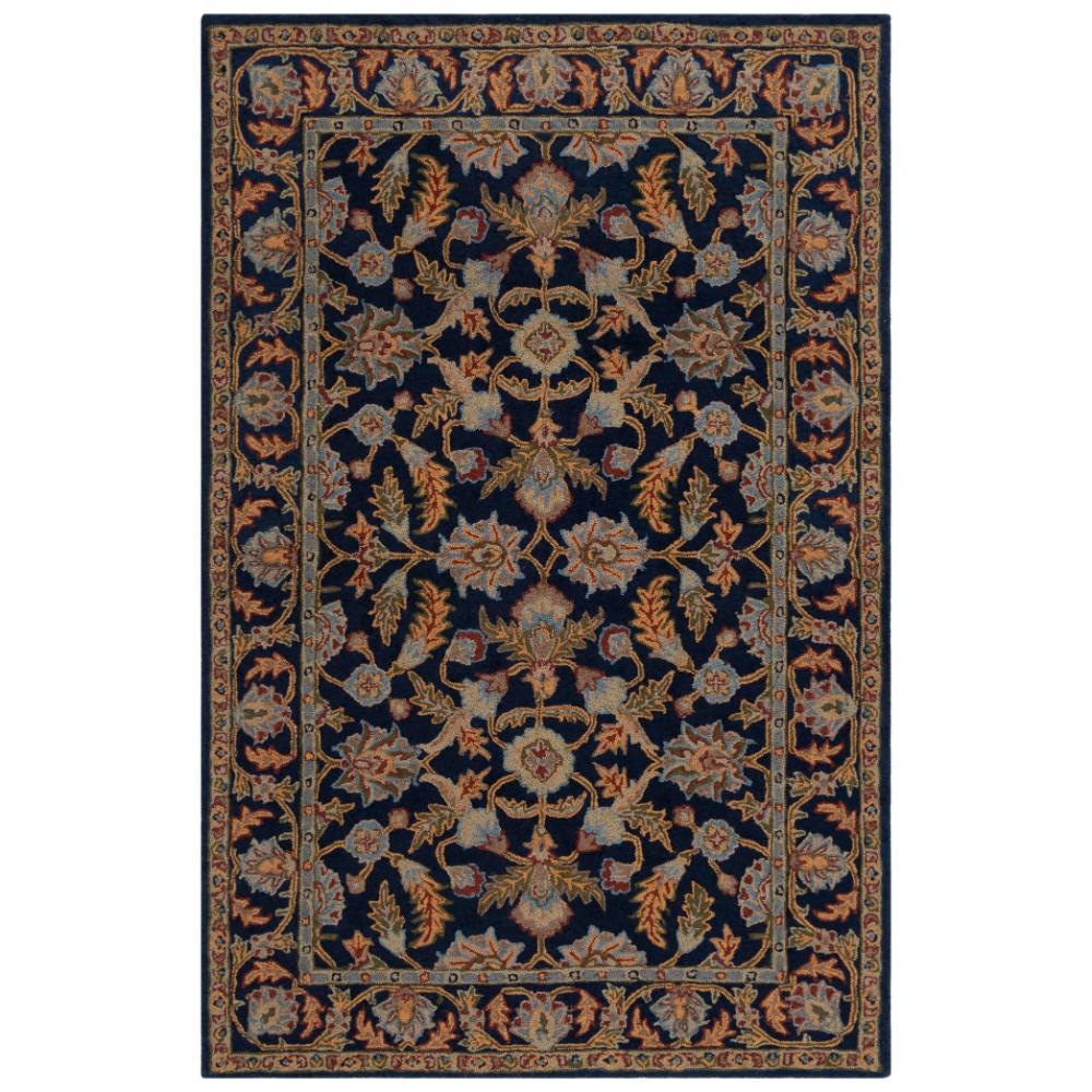 Safavieh BLM219A-5 Blossom Hand Tufted Indoor Rug in Navy