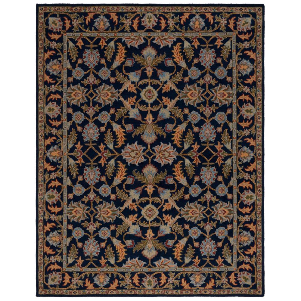 Safavieh BLM219A-8 Blossom Hand Tufted Indoor Rug in Navy