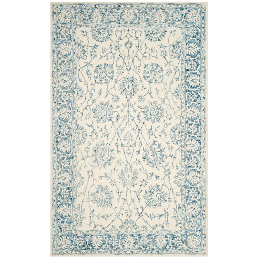 Safavieh BLM351A Blossom Area Rug in Ivory / Blue