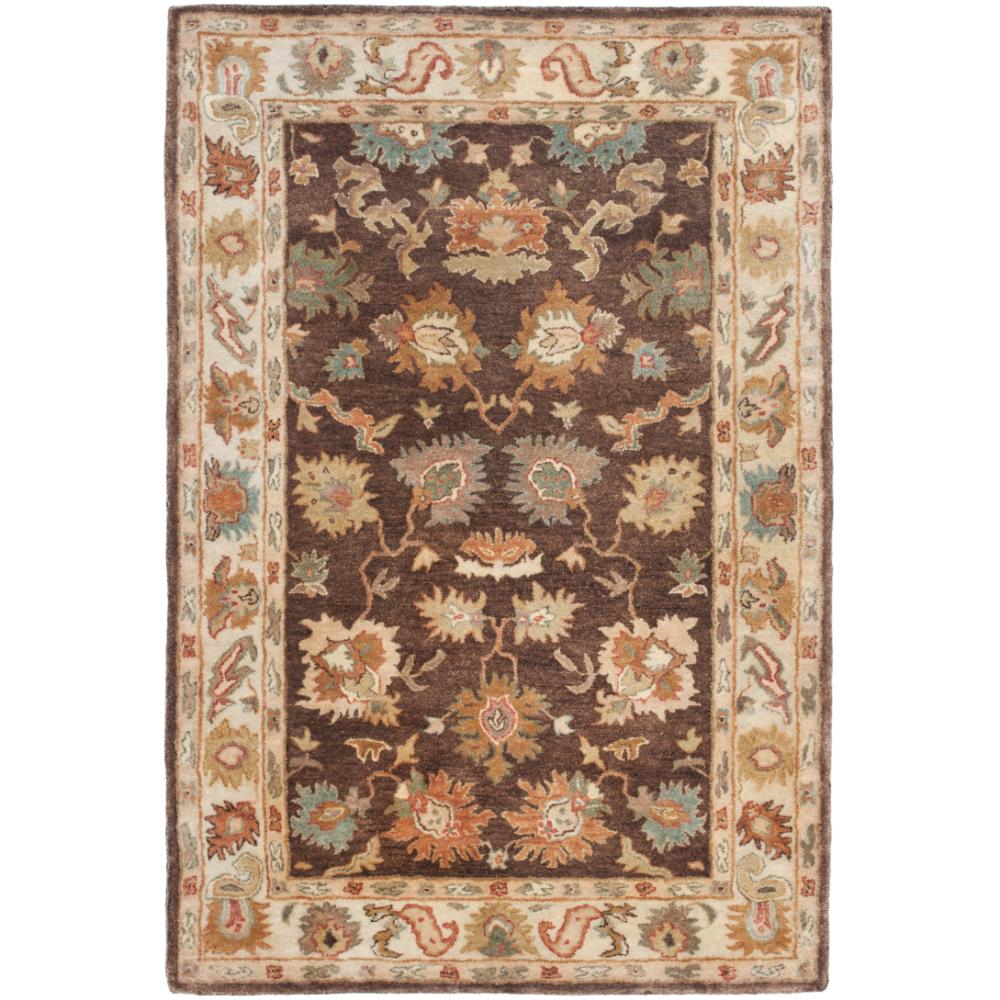 Safavieh BRG136B-4  Bergama 4 X 6 Ft Hand Tufted / Knotted Area Rug