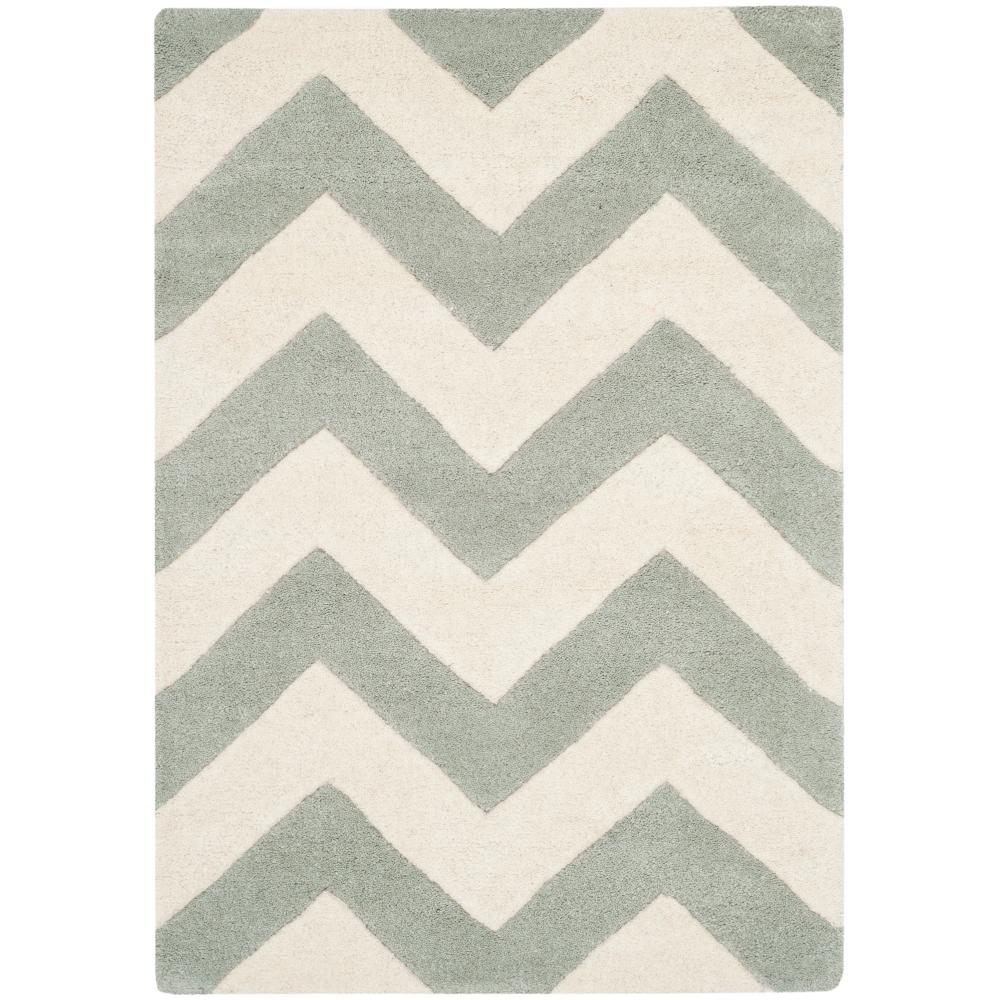 Safavieh CHT715E-2 Chatham Area Rug in Grey / Ivory