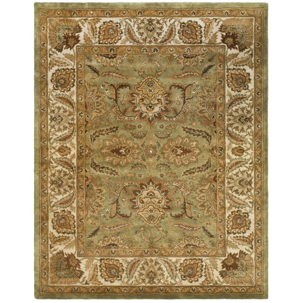 Safavieh CL239D-10 Classic Area Rug in GREEN / IVORY