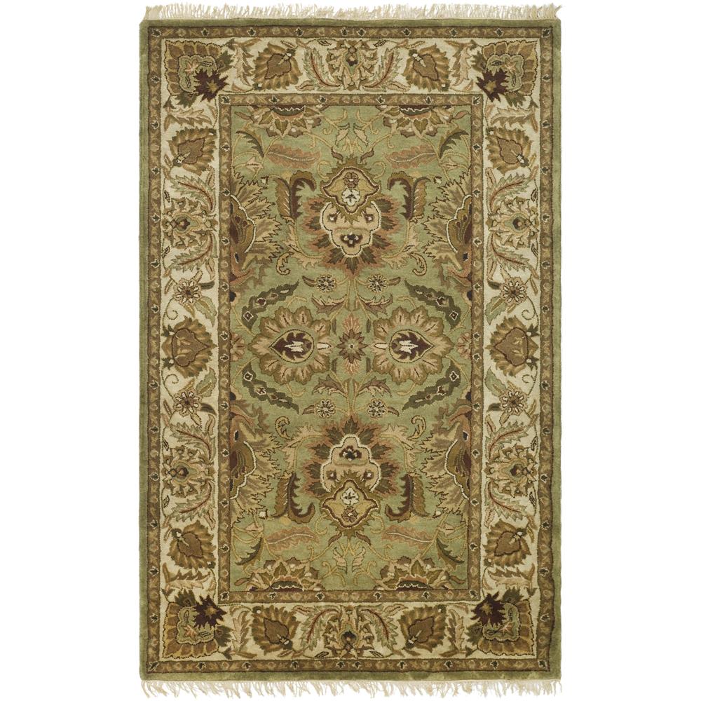 Safavieh CL239D-8R Classic Area Rug in GREEN / IVORY