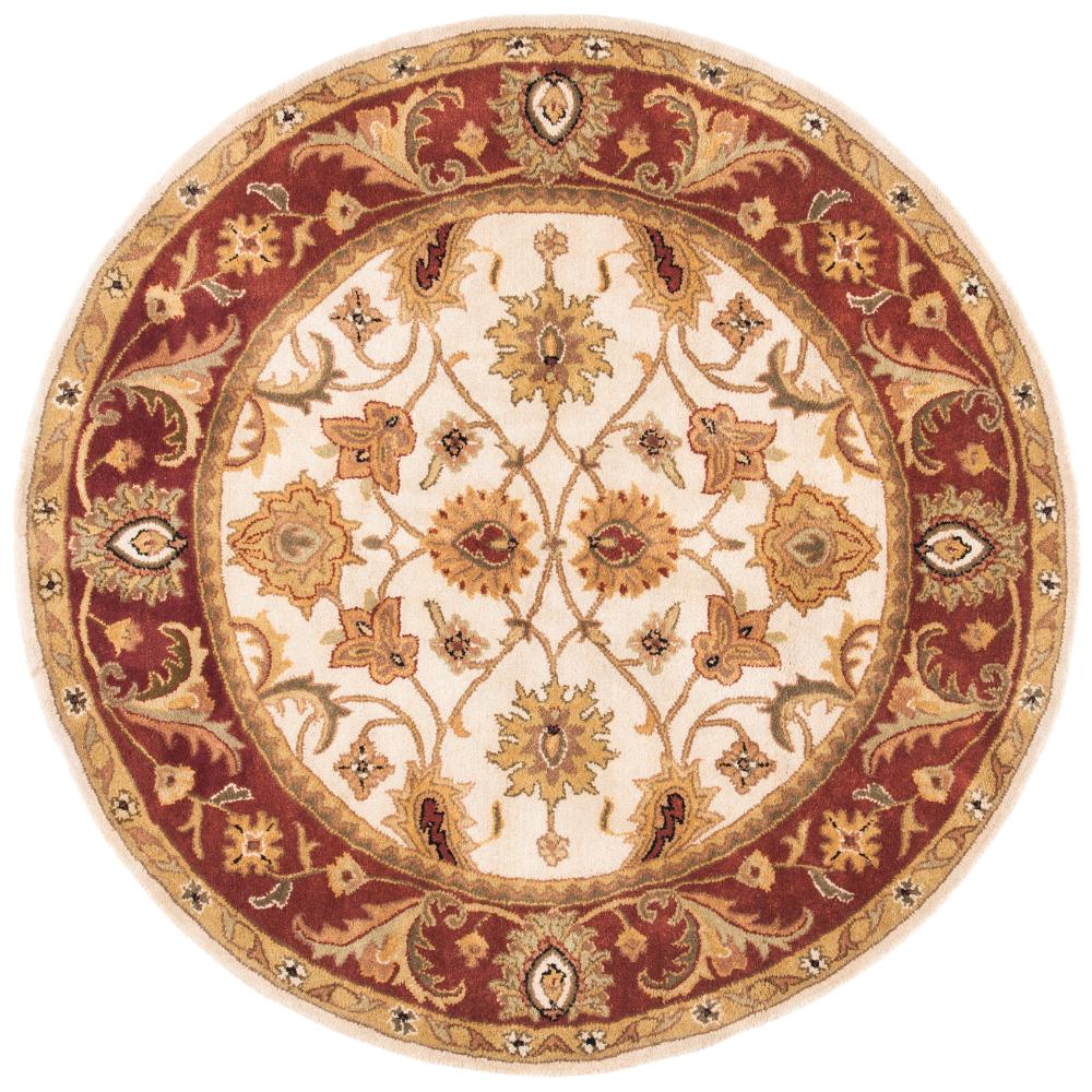 Safavieh CL244D-6R Classic Area Rug in IVORY / RED