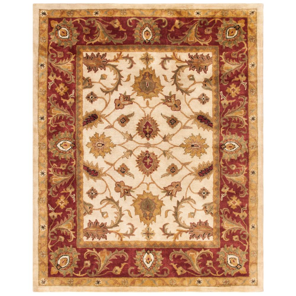 Safavieh CL244D-8 Classic Area Rug in IVORY / RED